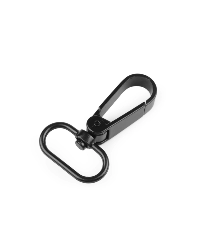 Fém forgós karabíner 25 mm-es befűző - 2 db. | Mimib