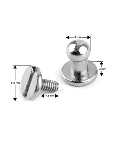 Pisztolygomb Ø4 mm - 5 pr. | Mimib
