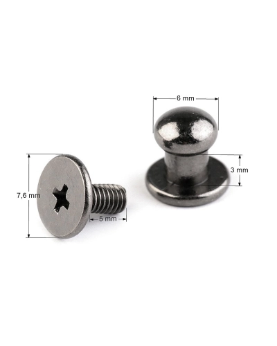 Pisztolygomb Ø6 mm - 5 pr. | Mimib