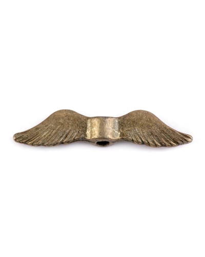 Fém köztes gyöngy angyalszárny 5x24 mm - 10 db. | Mimib