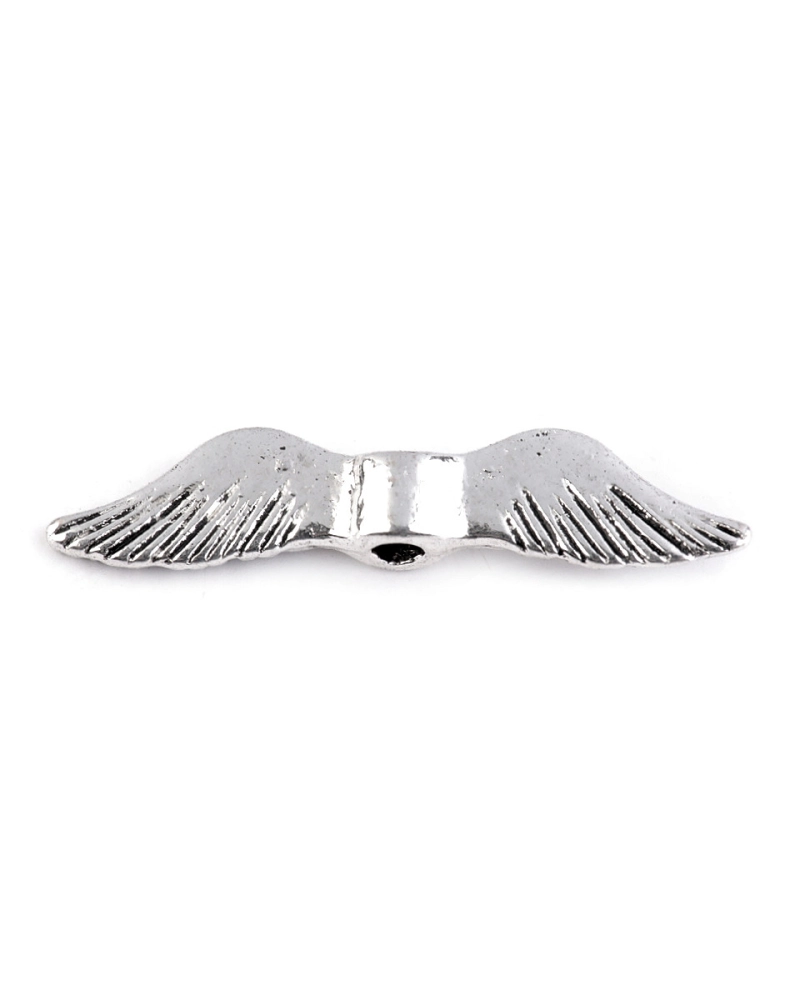 Fém köztes gyöngy angyalszárny 5x24 mm - 10 db. | Mimib