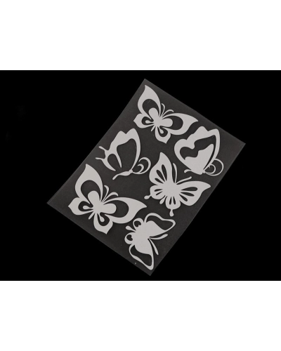 Fényvisszaverő felvasalható csillag, virág, szív, smile, autó, kutya, süni, pingvin, kéz 9x12 cm - 1 zacskó | Mimib