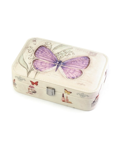 Ékszerdoboz lepke 7x14x22 cm - 1 db. | Mimib