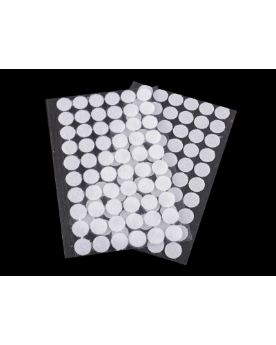 Tépőzár karika öntapadós Ø15 mm - 1 card | Mimib