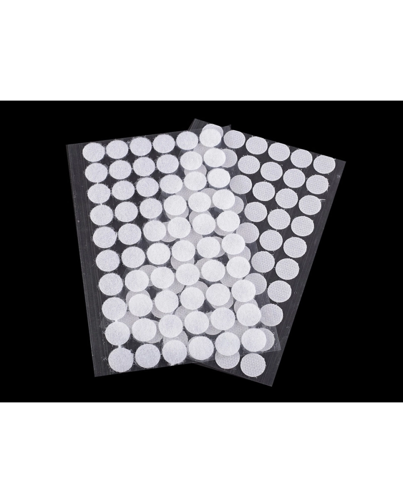 Tépőzár karika öntapadós Ø15 mm - 1 card | Mimib