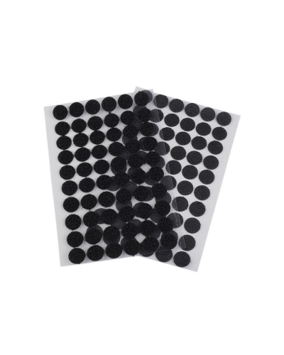 Tépőzár karika öntapadós Ø15 mm - 1 card | Mimib