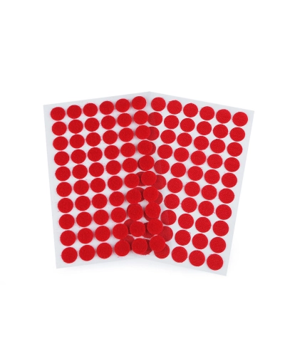 Tépőzár karika öntapadós Ø15 mm - 1 card | Mimib