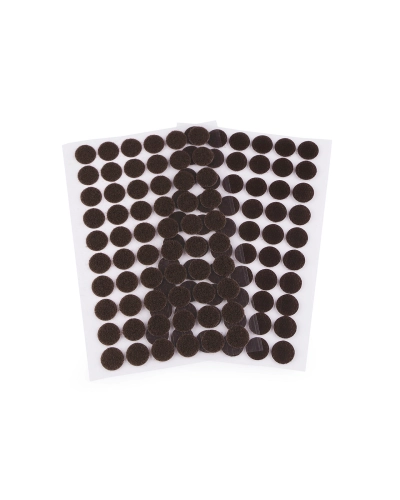 Tépőzár karika öntapadós Ø15 mm - 1 card | Mimib