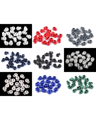 Rugós zsinór szabályozó 15x19 mm zsinórvég - 10 db. | Mimib