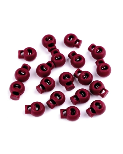 Rugós zsinór szabályozó 15x19 mm zsinórvég - 10 db. | Mimib