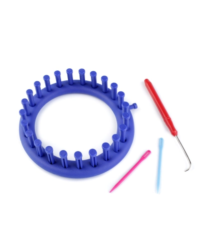 Műanyag kötőkeret sál, sapka kötésre Ø14 cm - 1 set | Mimib