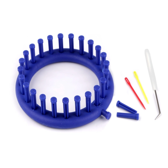 Műanyag kötőkeret sál, sapka kötésre Ø14 cm - 1 set | Mimib