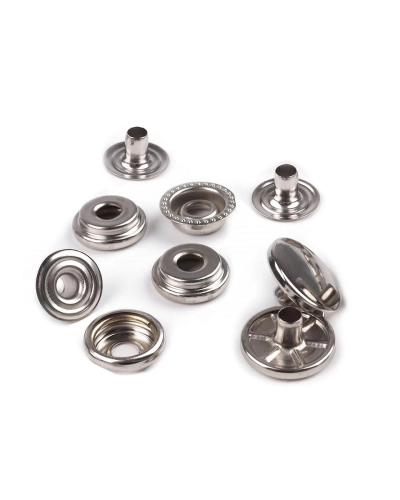Patent karikával Ø15 mm (AM6 - O-SPRING) erős anyagokra, ömlesztett - 10 set | Mimib