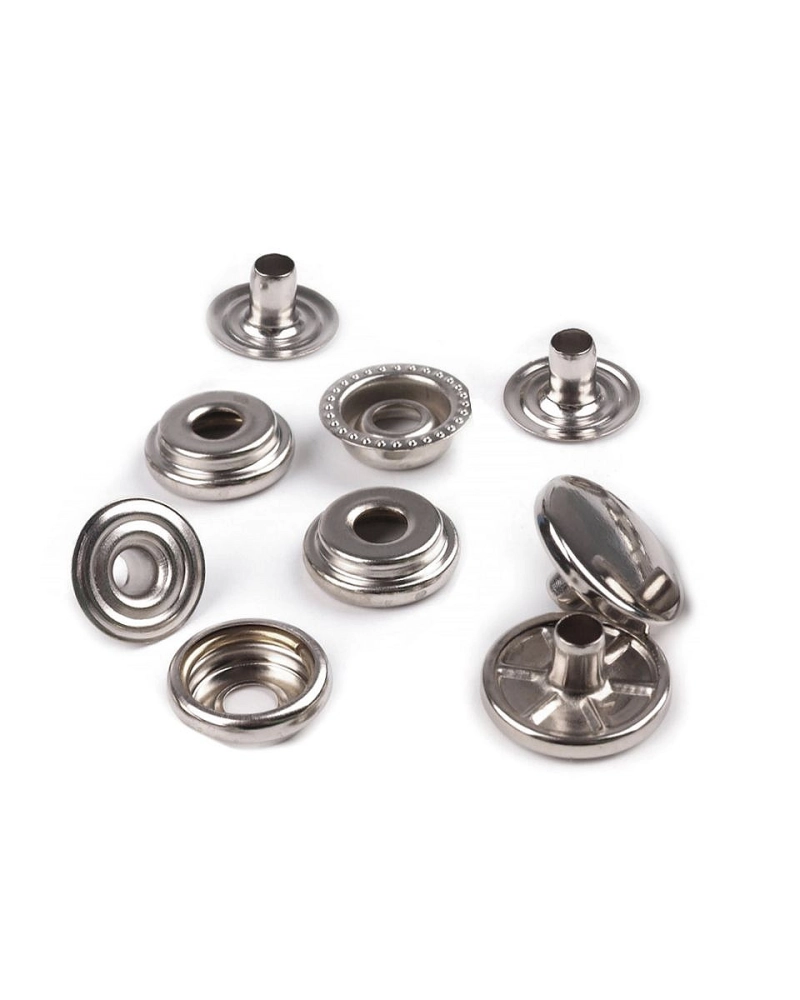 Patent karikával Ø15 mm (AM6 - O-SPRING) erős anyagokra, ömlesztett - 10 set | Mimib