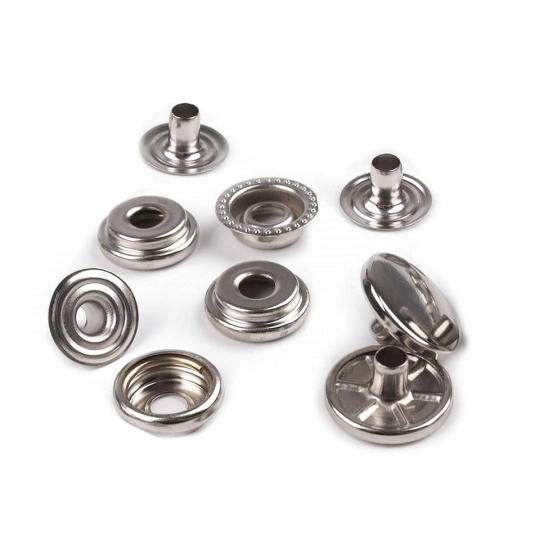 Patent karikával Ø15 mm (AM6 - O-SPRING) erős anyagokra, ömlesztett - 10 set | Mimib