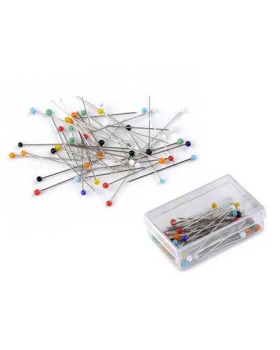 Gombostű üvegfejű hossza 30 mm - 1 box | Mimib