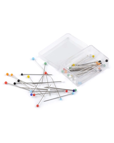 Gombostű üvegfejű hossza 30 mm - 1 box | Mimib