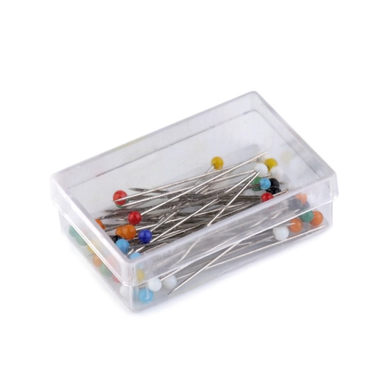 Gombostű üvegfejű hossza 30 mm - 1 box | Mimib