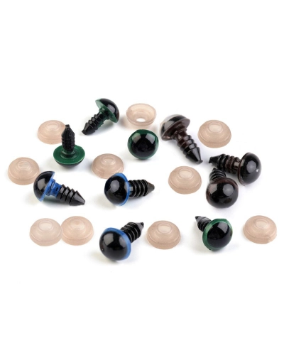 Biztonsági dísz szem 12 mm - 10 db. | Mimib