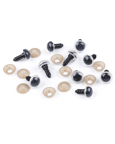 Biztonsági dísz szem 12 mm - 10 db. | Mimib