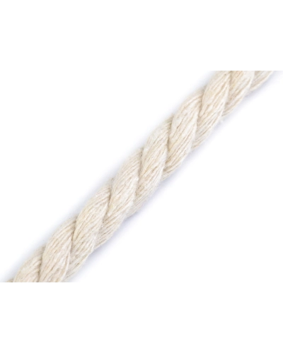 Sodrott pamut zsinór Ø8 mm macrame - 20 m | Mimib