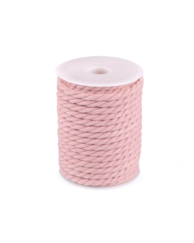 Sodrott pamut zsinór Ø8 mm macrame - 20 m | Mimib