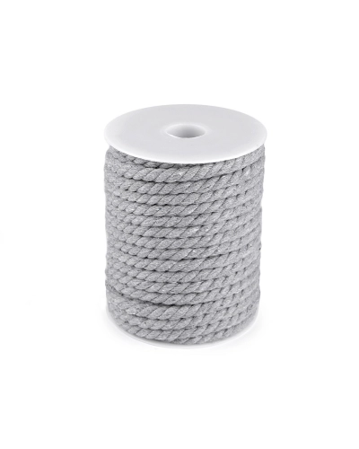Sodrott pamut zsinór Ø8 mm macrame - 20 m | Mimib