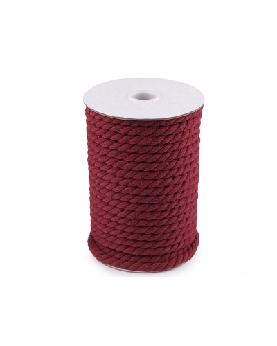 Sodrott pamut zsinór Ø8 mm macrame - 20 m | Mimib