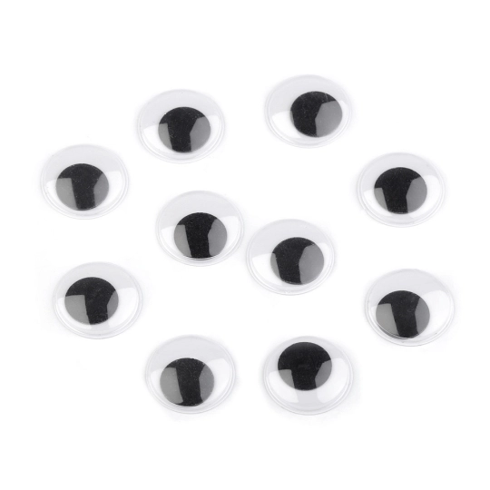 Samolepiace oči Ø25 mm - 10 ks | Mimib