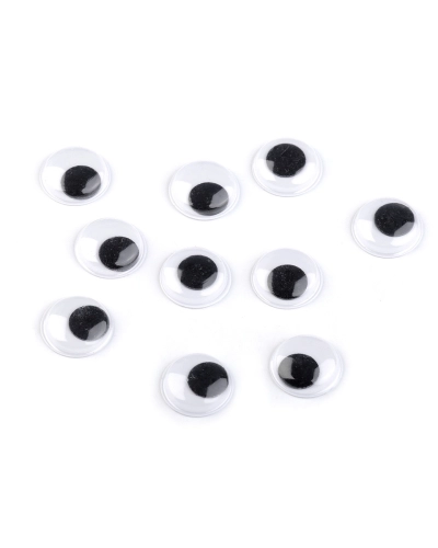 Samolepiace oči Ø18 mm - 50 ks | Mimib
