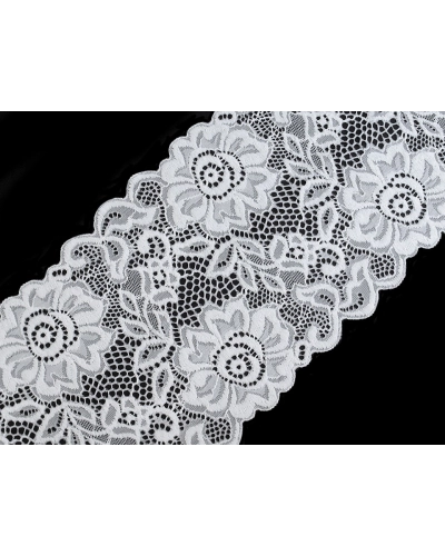 Elastická čipka / vsadka / behúň  šírka 14 cm - 1 m | Mimib