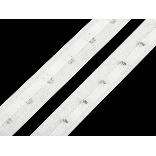 Zapínanie korzetové bavlna šírka 25 mm - 1 m | Mimib