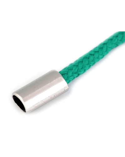 Kovová koncovka na šnúru oválna 8x14 mm - 10 ks | Mimib
