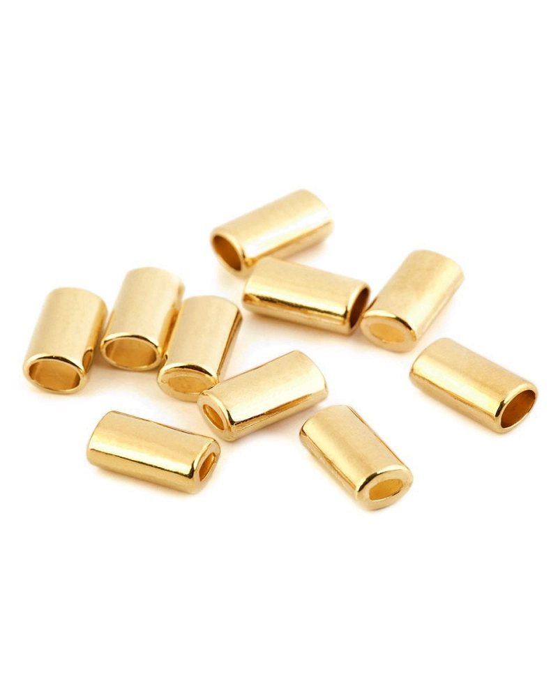 Kovová koncovka na šnúru oválna 8x14 mm - 10 ks | Mimib