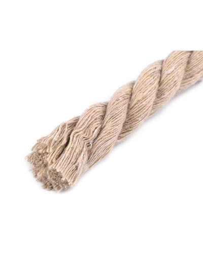 Bavlnená šnúra krútená Ø12 mm, návin 10 m, macrame - 10 m | Mimib