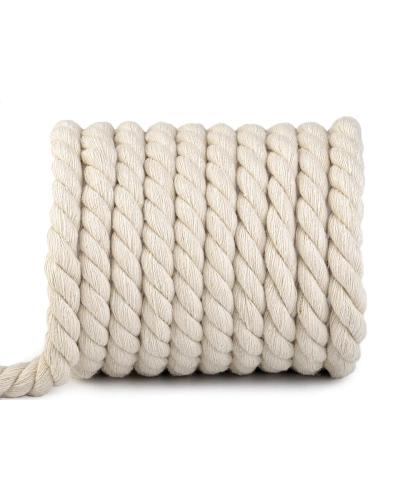 Bavlnená šnúra krútená Ø15 mm macrame - 10 m | Mimib
