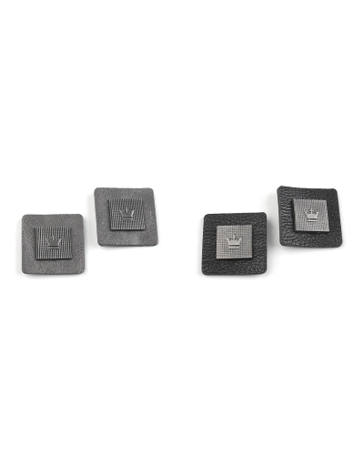 Dekoráció folt / felvarrható korona 30x30 mm ruhára matrica - 2 db. | Mimib