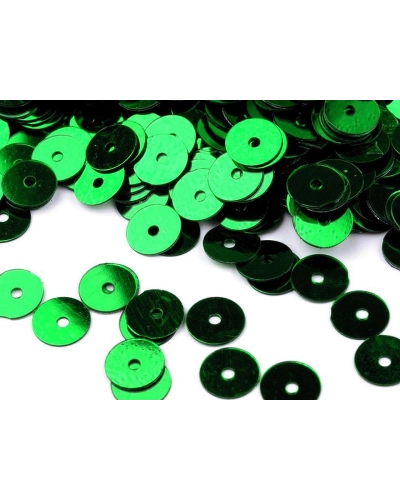 Sima flitterek Ø6 mm metál fénnyel - 50 g | Mimib