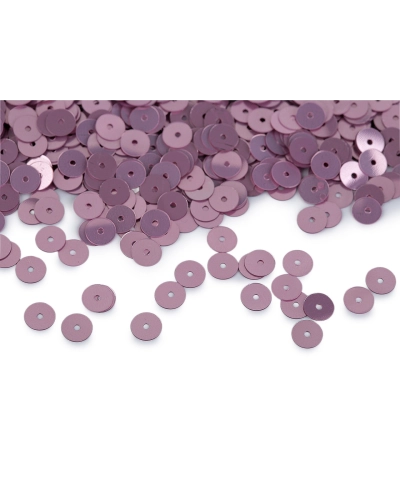 Sima flitterek Ø6 mm metál fénnyel - 50 g | Mimib