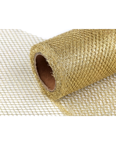 Dekorációs szalag / háló lurexel szélessége 15 cm - 4.5 m | Mimib