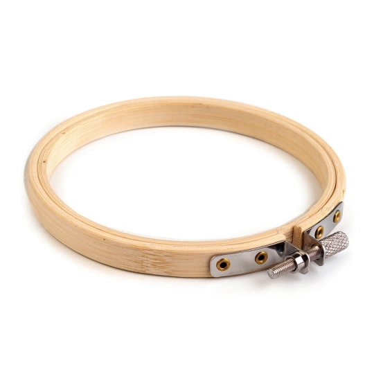 Bambusz hímzőkeret Ø10 cm - 1 db. | Mimib