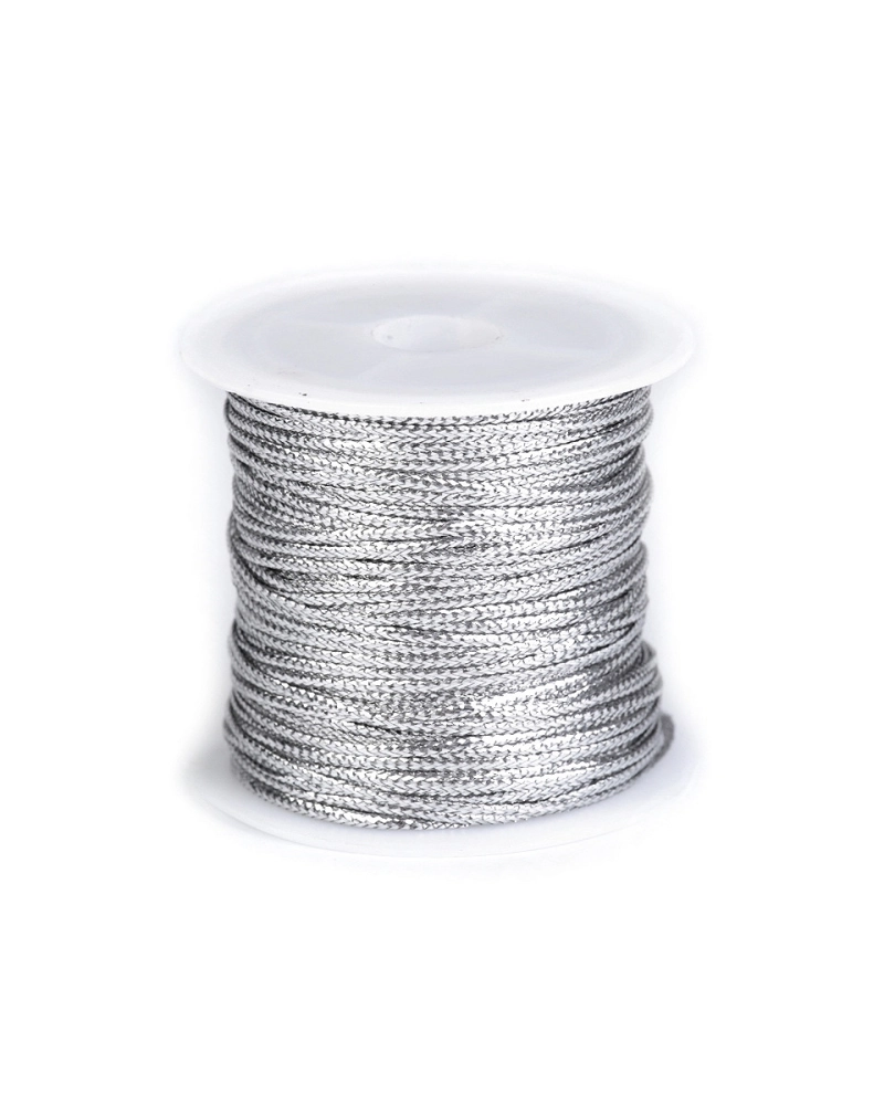 Lapos zsinór lurexszel szélessége 1,1 mm - 1 db. | Mimib