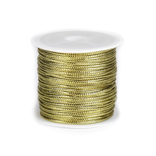 Lapos zsinór lurexszel szélessége 1,1 mm - 1 db. | Mimib