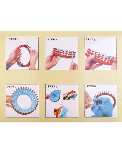 Műanyag kötőkeret szett, sál, sapka kötésére - 1 set | Mimib