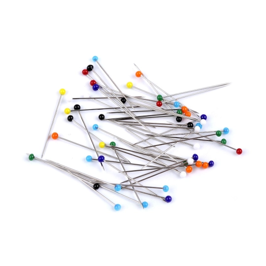 Gombostű üvegfejű hossza 31 mm - 1 box | Mimib