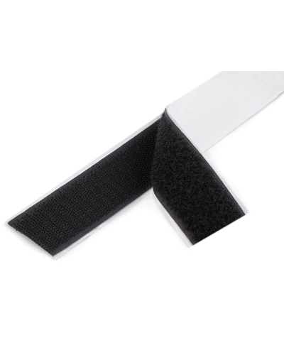 Suchý zips háčik + plyš samolepiaci šírka 30 mm - 1 m