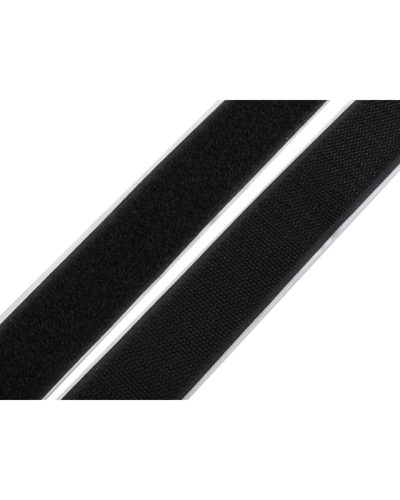 Tépőzár hurkos + bolyhos oldal öntapadós 30 mm - 1 m | Mimib