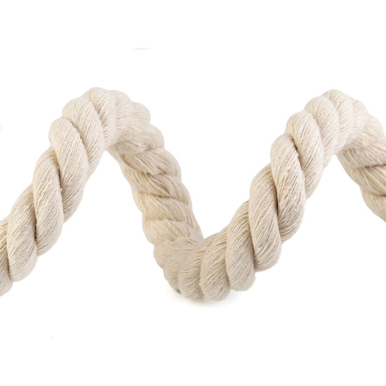 Sodrott pamutzsinór Ø18 mm macrame - 1 m | Mimib