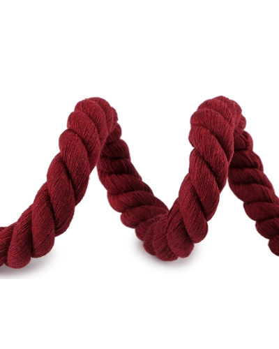 Sodrott pamutzsinór Ø20 mm macrame - 1 m | Mimib