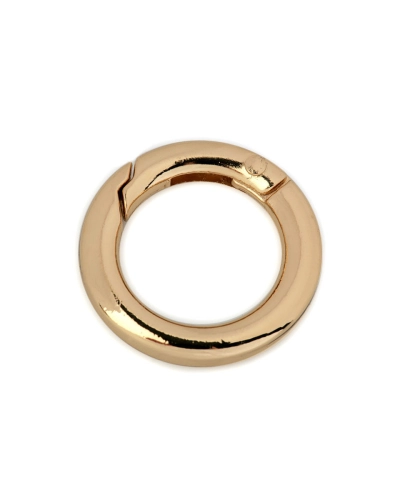 Karabiner gömbölyű táskára való / karika kulcsra  Ø18 mm - 1 db. | Mimib